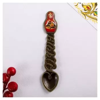 Ложка-матрёшка сувенирная «Русские узоры»
