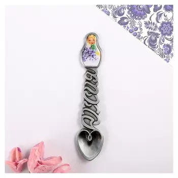 Ложка-матрёшка сувенирная «Сирень»