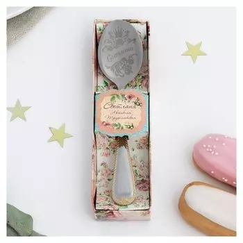 Ложка с гравировкой чайная "Светлана"