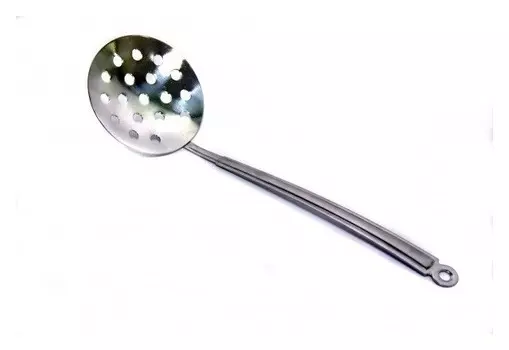 Ложка-шумовка с цельнометаллической ручкой