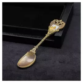 Ложка в форме герба «Омск. успенский собор»