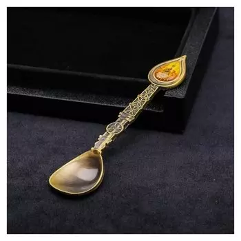 Ложка в форме капли нефти «Сургут. памятник основателям»