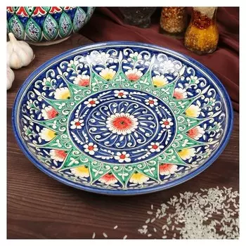 Ляган круглый 28,5 см, разноцветный