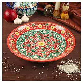 Ляган круглый Цветок, 31 см