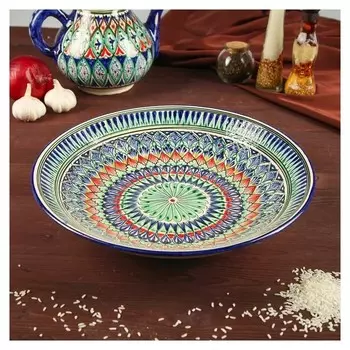 Ляган круглый керамический, 33 см