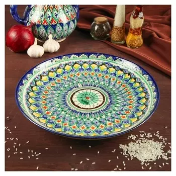 Ляган круглый керамический диаметром 31 см