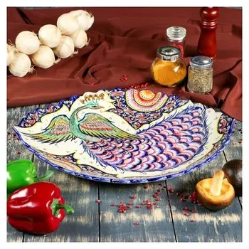 Ляган овальный керамический 42 см