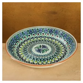 Ляган риштанская керамика, 25см