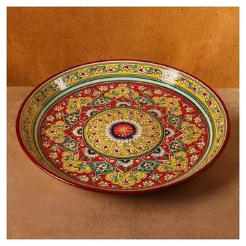 Ляган риштанская керамика, 36см