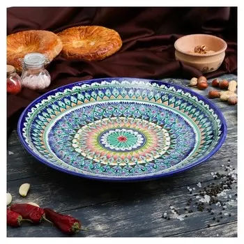 Ляган риштанская керамика 39см