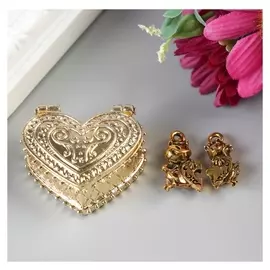 Любовный сундук с парой лягушек, 3,4 х 2,6 см