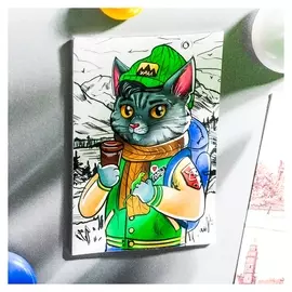 Магнит двусторонний «Урал. список дел»