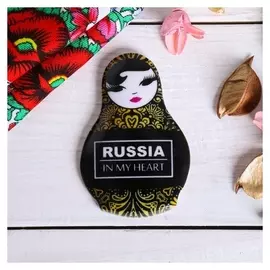 Магнит «Матрёшка. золотой узор»