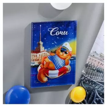 Магнит «Сочи. кот. морской вокзал»