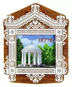 Магнит в форме окна «Пермь»