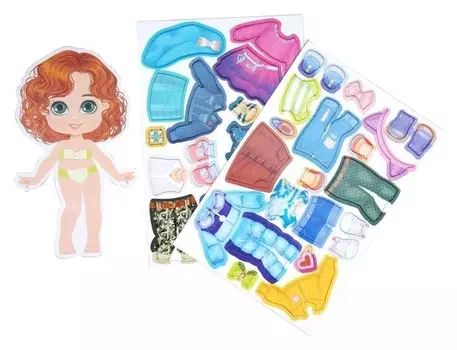 Магнитная игра «Одевашки. анюта», магнитные истории