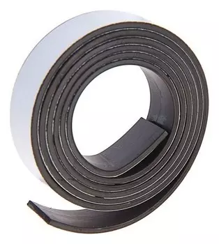 Магнитная лента Tundra, с клеевым слоем, 12.5 х 1.5 мм, длина 0.75 м