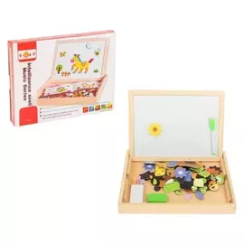 Магнитный конструктор "Животные на полянке" 111 деталей