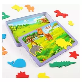 Магнитный конструктор "Животные со всего света"