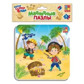 Магнитный пазл «Пираты», 16 элементов
