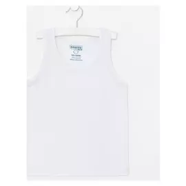 Майка детская, цвет белый, рост 116 см