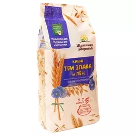 Манка из трех злаков со льном