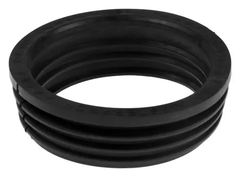 Манжета переходная Masterprof, D=124 х 110 мм, для канализационных труб, тэп, черная