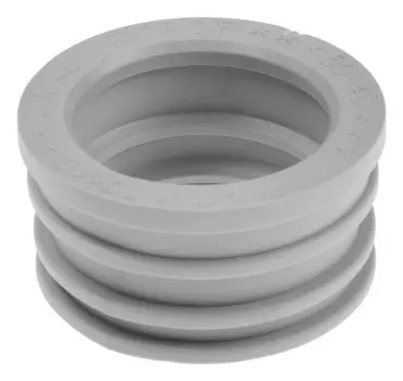 Манжета переходная Masterprof, D=50х40 мм, для канализационных труб, удлиненная, тэп, серая