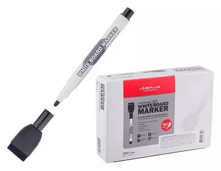 Маркер для доски 2.5 мм Minimax-820 чёрный магнит и губка