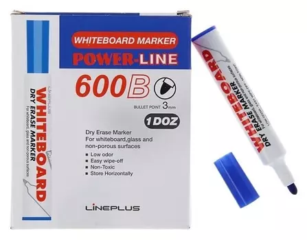 Маркер для доски 3.0 мм 600B синий