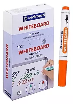Маркер для доски Centropen 8559, 2.5 мм, оранжевый