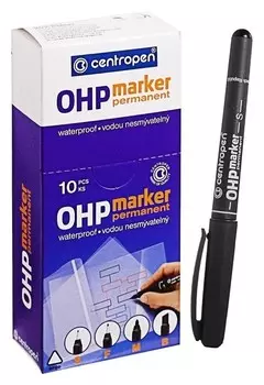 Маркер для OHP, перманентный, 0.3 мм, чёрный