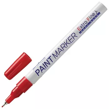 Маркер-краска лаковый Munhwa "Extra Fine Paint Marker", красный, 1 мм, нитро-основа, Efpm-03