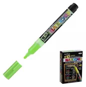Маркер меловой Munhwa 3.0 мм, зеленый, водная основа Bm-04