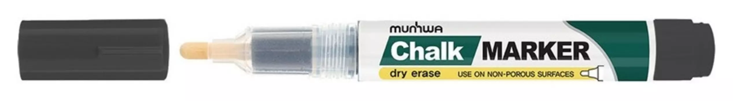 Маркер меловой Munhwa, Cm-01, чёрный, 3мм