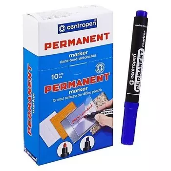 Маркер перманентный 8566, 2.5 мм, синий