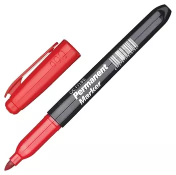 Маркер перманентный красный 2 мм