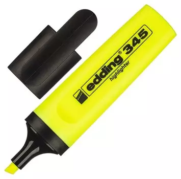 Маркер выделитель текста Edding E-345/5 желтый 1-5мм