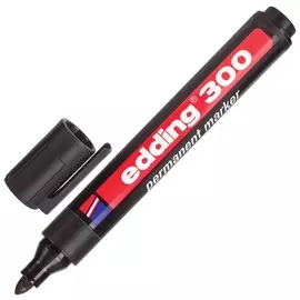 Маркеры перманентные Edding 300 набор 4 шт., ассорти, круглый наконечник, 1,5-3 мм