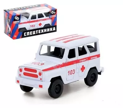 Машина инерционная «Джип Скорая помощь»