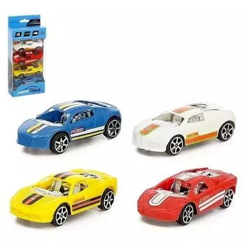 Машина инерционная «Суперкар», набор 4 шт