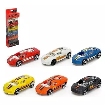 Машина инерционная «Суперкар», набор 6 шт