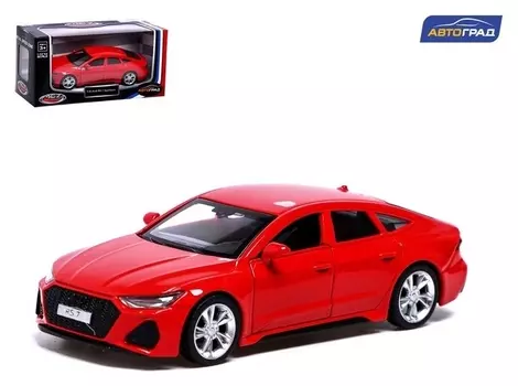 Машина металлическая Audi Rs7, 1:43, инерция, открываются двери, цвет красный