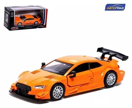 Машина металлическая Audi RS 5 Racing, 1:43, инерция, открываются двери, цвет оранжевый
