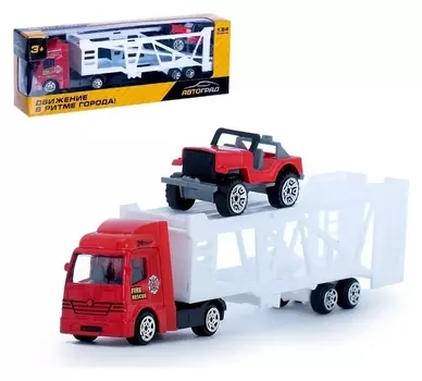 Машина металлическая Автовоз масштаб 1:64