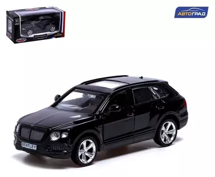 Машина металлическая Bentley Bentayga, 1:45, инерция, открываются двери, цвет чёрный