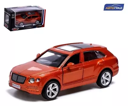 Машина металлическая Bentley Bentayga, 1:45, инерция, открываются двери, цвет коричневый