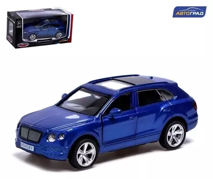 Машина металлическая Bentley Bentayga, 1:45, инерция, открываются двери, цвет синий