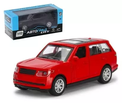 Машина металлическая «Джип» инерционная, масштаб 1:43