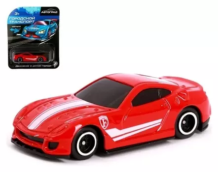 Машина металлическая Городской транспорт Hot Cars масштаб 1:64